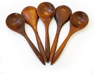 Cuillère à cuillère en bois de haute qualité pour la taille personnalisée du restaurant d'hôtel - Product Image 6