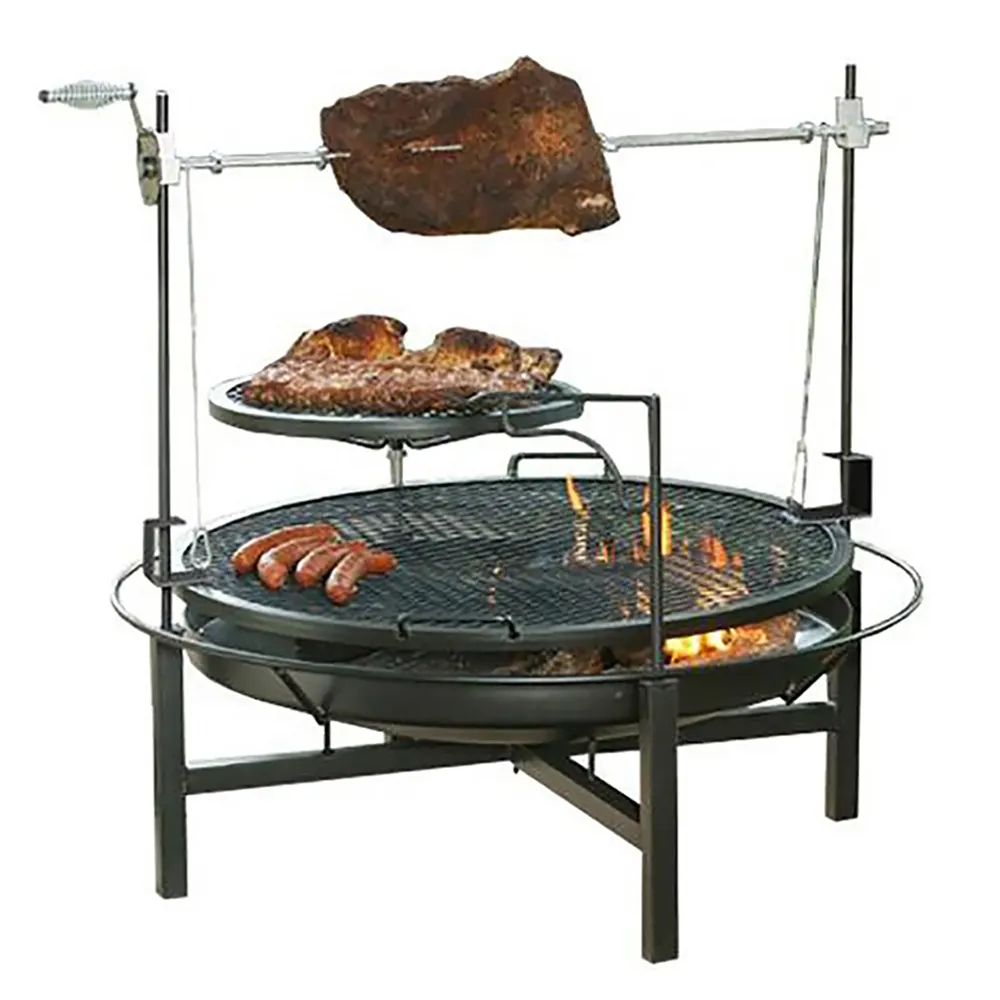 multifunction fire pits outdoor camping wood burning fire pit with bbq