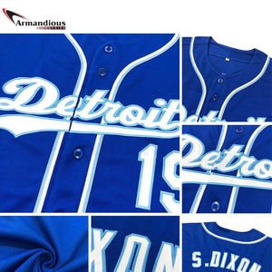 Maillot de baseball personnalisés pour hommes et femmes, uniforme avec impression de nom, Logo, personnalisé, nouvelle collection - Product Image 3