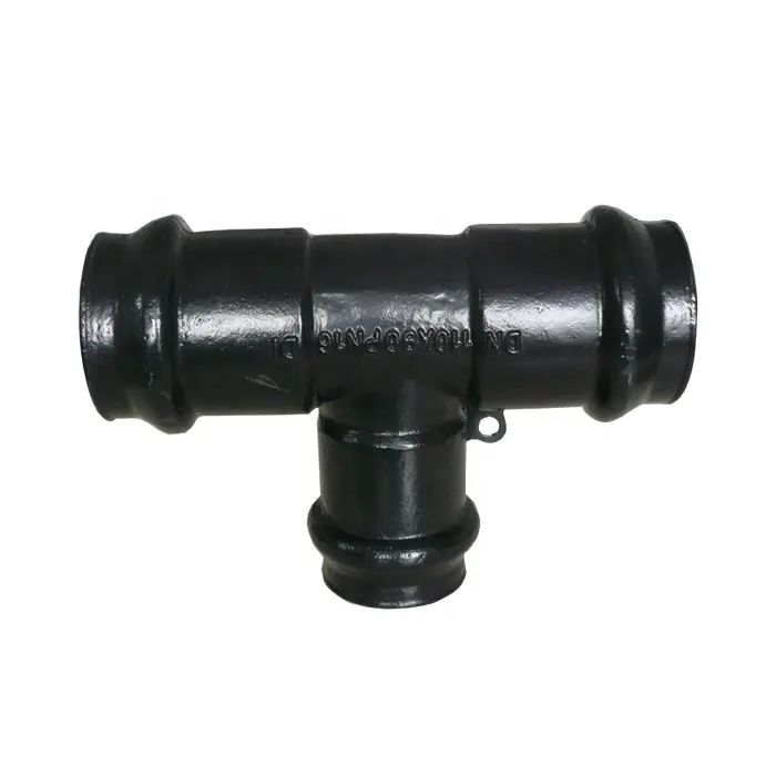 fusion bonded epoxy dci Cast Ductile Iron PVC Pipe Fitting made in China