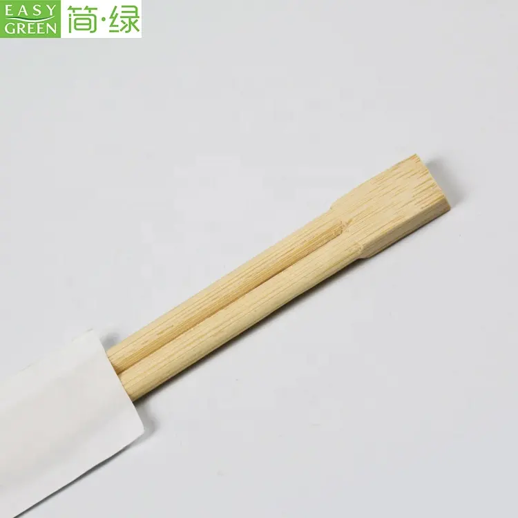 Easy Green Hot Sale wieder verwendbare runde Einweg-Bambus-Essstäbchen