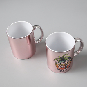 Tazas de Café de Cerámica Sublimadas, Personalizables, con Superficie de <span class=keywords><strong>Espejo</strong></span> de 11 oz, al por Mayor, con Asa, <span class=keywords><strong>Taza</strong></span> Brillante <span class=keywords><strong>Rosa</strong></span> - Product Image 6