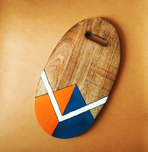 Vente chaude mars 2025 planche à découper peinte à la main cuisine comptoir décoration fruits légumes et Pizza planche à découper en bois - Product Image 2