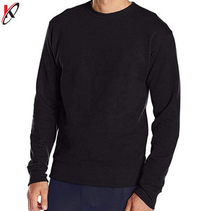 Sudadera extragrande de cuello redondo de algodón de alta calidad para hombre Estilo Vintage liso Impresión digital personalizada al por mayor para invierno - Product Image 6