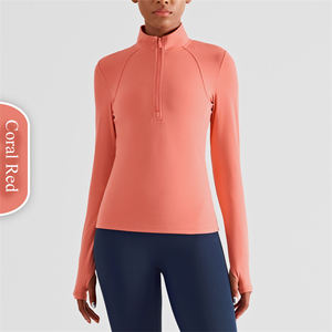 Camisa Deportiva de Montar a Caballo para Mujer, Transpirable, Ecológica, Anti-UV, con Cierre de Tres Cuartos, Hecha a Medida, Ajustada, de Spandex/Poliéster - Product Image 5