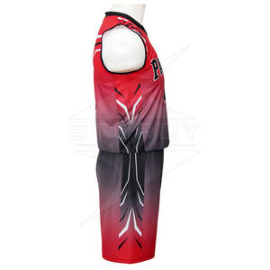 Venta al por mayor de alta calidad de los hombres ropa deportiva personalizada baloncesto Kit baloncesto bola uniforme equipo Club baloncesto uniforme conjuntos - Product Image 3