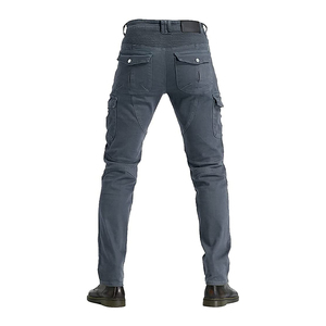 กางเกงยีนส์เคฟล่ามอเตอร์ไซค์สไตล์เสริมแรง,กางเกงคาร์โก้ทรงเอป้องกันพิเศษ - Product Image 4