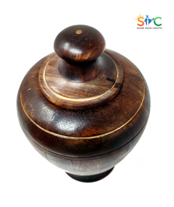 Urnas de cremación torneadas a mano de Diseño Europeo al por mayor para cenizas - Product Image 2