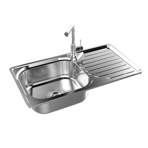 Évier pressé en acier inoxydable, meilleur choix de bol unique, Application de cuisine - Product Image 4