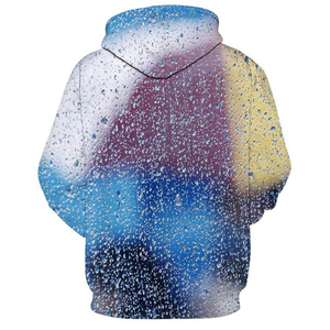 Sudadera con Capucha para Hombre, Color Degradado, Estampado por Sublimación, Manga Larga, Tejido de Poliéster, Estilo Otoñal - Product Image 6