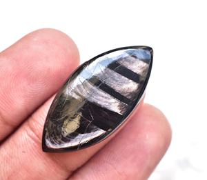 Cabujones de Hiperstena Natural en Negro y Gris para Decoración de Uñas, Alta Calidad, Varias Formas, Tamaños de 20-40 mm - Product Image 5
