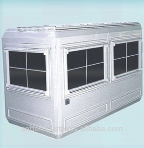 SAFTER MARINE บ้านสำเร็จรูปกลางแจ้ง ขนาด 270x510 ซม. สูง 240 ซม. พื้นที่ 14 ตร.ม. ผลิตจากโพลีเอสเตอร์ ไฟเบอร์กลาส โพลียูรีเทน แซนด์วิชพาแนล สีขาว - Product Image 1