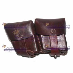 Bolsa de munición de cuero M95 austro-húngaro | Bolsa de munición de cuero alemán para austriaco | Bolsa de munición de cuero M95 - Product Image 1