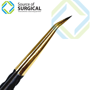 Pince à épiler pour cils et sourcils en acier inoxydable à pointe fine - Product Image 3