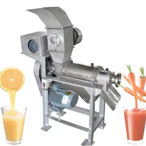 Apple Pear Pineapple Carrot Banana Juice Making Machine Screw Juice Making Machine Orange Extractor Machine