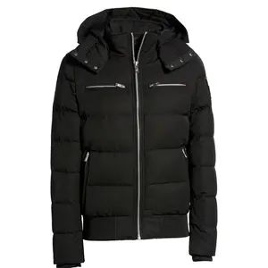 Bestseller hochwertige Pufferjacken Luftpolsterjacke lässig / vollständig OEM individuell Herren Großhandel Verkauf Winter Gewebe 100% Polyester