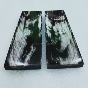 เปลือกเขาควายคุณภาพดีที่สุด ลายขาว / เปลือกเขาควายสำหรับทำด้ามมีด / แผ่น - Product Image 4