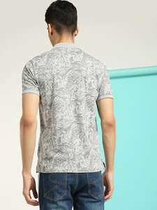 เสื้อโปโลลายทางสำหรับผู้ชายเสื้อถักแขนสั้นพิมพ์ลายขนาดพลัสไซส์ผลิตตามสั่ง - Product Image 4