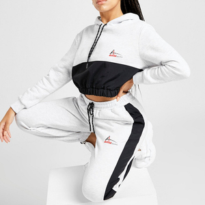 Sweat à capuche court pour femme, multicolore, tenue de fête, court, tendance, - Product Image 1