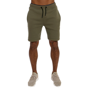 Short de fitness personnalisé pour hommes 100% coton FrenchTerry Fleece Casual Sport Drawstring Design avec motif brodé solide - Product Image 6