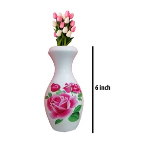 Mango Tree 6 Inches Flower <b>Vase</b> For Home Decoration - Product Image 1