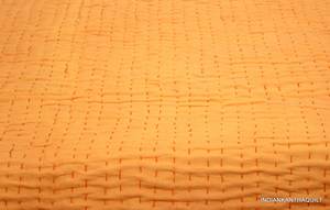 Wholesale Price Solid Printed Cotton Kantha <b>Quilt</b> Reversible <b>Blanket</b> Handmade <b>Quilts</b> - Product Image 5