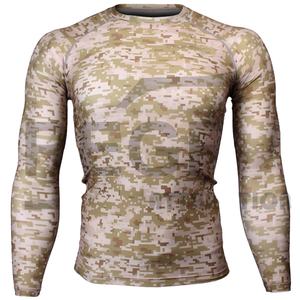 Chemise de Sport de protection contre les éruptions cutanées, tissu Bjj personnalisé, Design gratuit, manches longues, Polyester uni, vente en gros, Sublimation, OEM, Gsm - Product Image 1