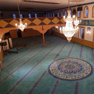 ที่มีคุณภาพสูงมุสลิมพรมสวดมนต์มัสยิดพรมขายส่งที่มีคุณภาพที่ดีที่สุดและราคาที่ดีที่สุดผนังกับผนังมัสยิดพรม - Product Image 2