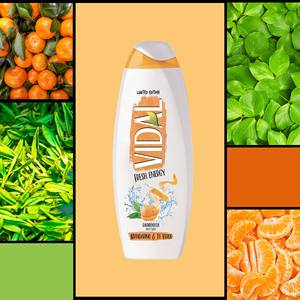 BATH FOAM VIDAL 500 ML FRESH ENERGY TANGERINE AND GREEN TEA - Product Image 4