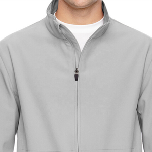 Chaqueta suave para hombre de nuevo estilo al por mayor forro polar de poliéster impermeable de talla grande con capucha y decoración de piel para el invierno - Product Image 2