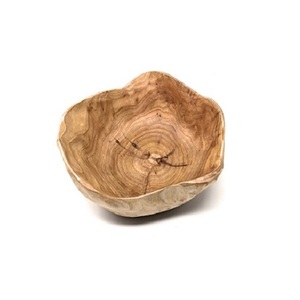 Tazón de Madera para Servir Alimentos con Cucharas, Calidad Superior, Forma Redonda, Tazón para Servir Chocolates al Precio Más Bajo - Product Image 4