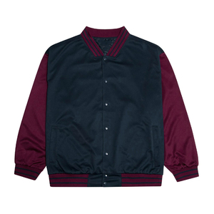 Veste en toile de coton personnalisée pour homme, style universitaire à col montant, écologique, mode urbaine, hiver, vente en gros - Product Image 2