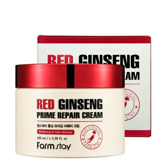 Korean Cosmetic / Red Ginseng Prime Repair Cream / Anti Aging Anti Wrinkle Moisturizing / Whitening