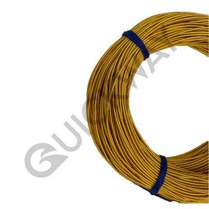 Alambre de lingote francés, bobina francesa, trabajo de oro, bordado, hilo de lingote, Color dorado sólido personalizado - Product Image 2