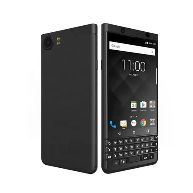 送料無料ブラックベリーKEYONE32GブラックオリジナルAndroidQWERTYスマートタッチスクリーン格安携帯電話郵送