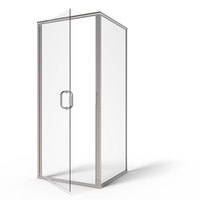 WANJIA — porte pivotante moderne en aluminium, feuille simple de salle de bains, portes coulissantes
