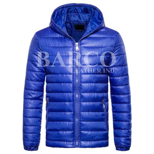 Veste d'hiver matelassée de haute qualité conçue sur mesure pour hommes prix de gros tissu sublimé à la mode - Product Image 1