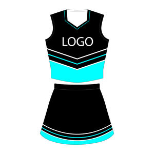 OEM personalizado sublimación porristas uniformes jóvenes tamaño XXXS niñas pantalones cortos Top vestido escuela uso conjuntos - Product Image 3