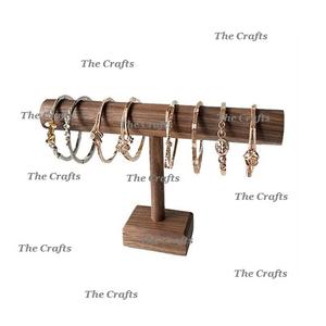 Wooden Brown Color 2 Tiers Jewelry <b>Stand</b> With Prime Quality <b>Desk</b> Top Display Bracelet Jewelry <b>Stand</b> At Best Prices - Product Image 4