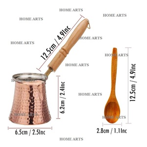 Marvelous Design Copper Coffee <b>Tea</b> <b>Pot</b> Customized Size Round Shape <b>Tea</b> <b>Pot</b> With Long Handle <b>For</b> Hot <b>Sale</b> - Product Image 3