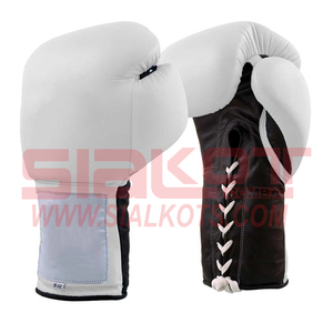 Pro Leather Boxing Gloves premium quality leather boxing fight gloves 5227 - Product Image 1