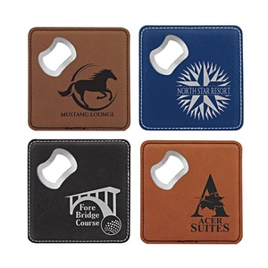 Posavasos de Cuero Promocionales con Abrebotellas, Directo de Fábrica - Product Image 5
