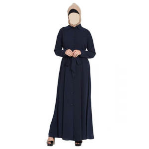 Moderne Géométrique Femmes Abaya Simple Dames Combinaisons Courtes Mode Coupe-Vent Veste D'été Disponible Grand XL Belle Musulmane - Product Image 2