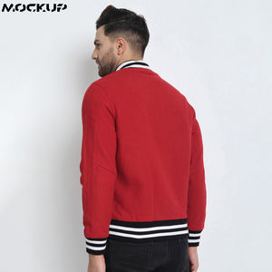 Chaqueta de Béisbol Vintage Modelo Nuevo para Hombre, Impresión Fina, Bordado Chenille, Color Negro Calma, Edición Primavera-Otoño - Product Image 2