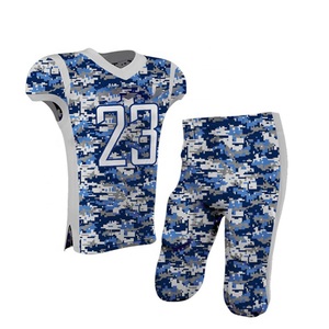 Nuevo diseño 2025 100% poliéster personalizado uniforme de fútbol americano transpirable ligero uniforme de fútbol americano para hombres - Product Image 1