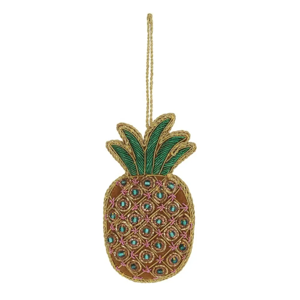 Manufacturer of Handmade Pineapple Shape Christmas Tree Decoration Ornament