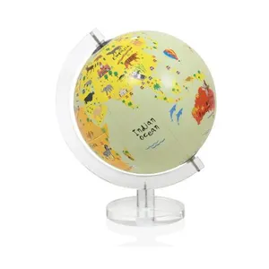 Cantidad a granel Decorativo Multi Globo verde con soporte de acrílico Comprar a bajo precio globo terráqueo de escritorio