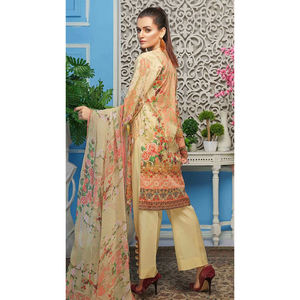 Robe pakistanaise 3 pièces Salwar Kameez pour femmes, à prix réduit, vêtements musulmans traditionnels pour les 4 saisons. - Product Image 2