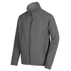 Veste d'hiver à coquille souple sur mesure de haute qualité pour hommes nouvelle mode 100% Polyester grande taille imperméable respirant peau de vache - Product Image 5