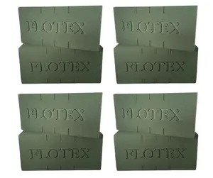 Arrangement de mousse florale améliorée Flotex Premium mousse hydratante absorbante Thanksgiving Pâques Nouvel An Noël Graduation - Product Image 1